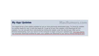 "Automatic Download" iTunes Leak Hints at Wireless iOS App Updates, Less Syncing